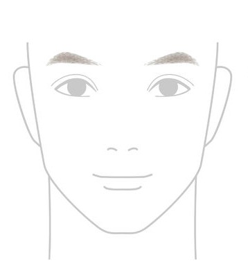 三角眉