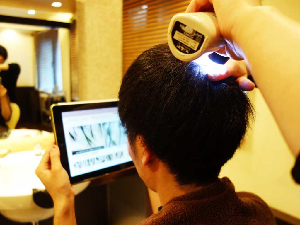 画像 ヘッドスパのプレカウンセリング